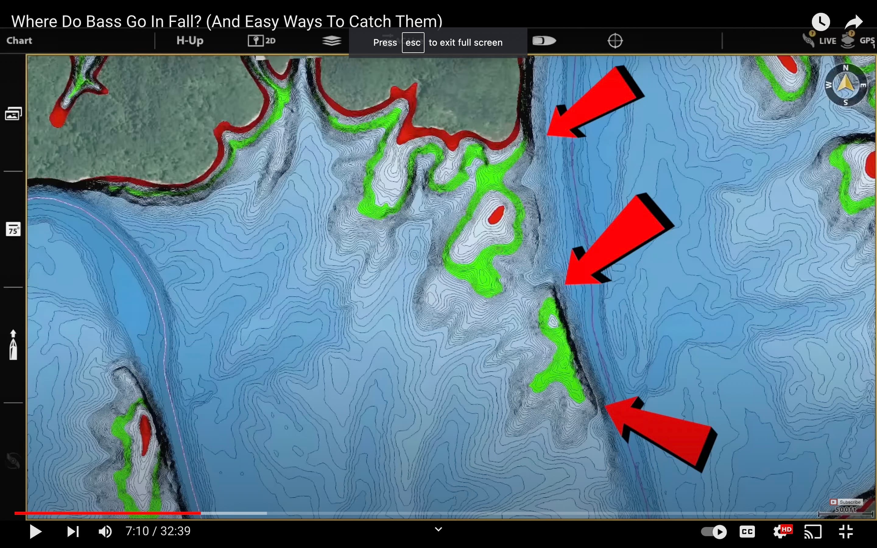 Deep water bass location map 2